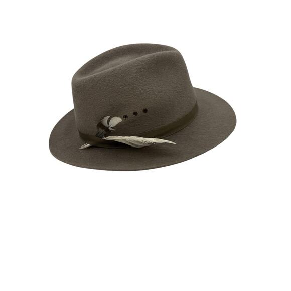 Quaker Marine Supply Company Fedora Hat Made by Wegener, Germany Size 7 1/8 - Picture 8 of 13